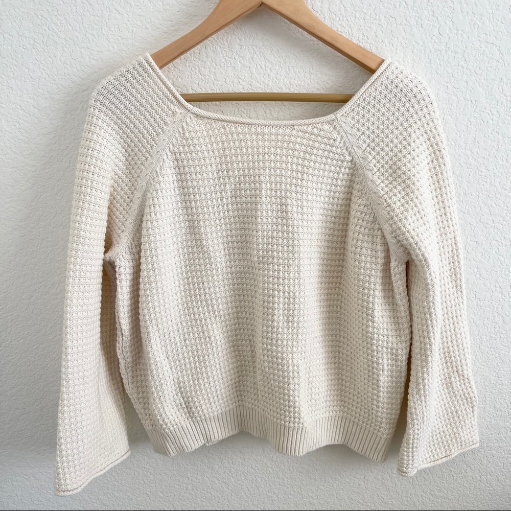 M.I.H. Jeans Cotton Open Back Knit Sweater - Picture 5 of 8